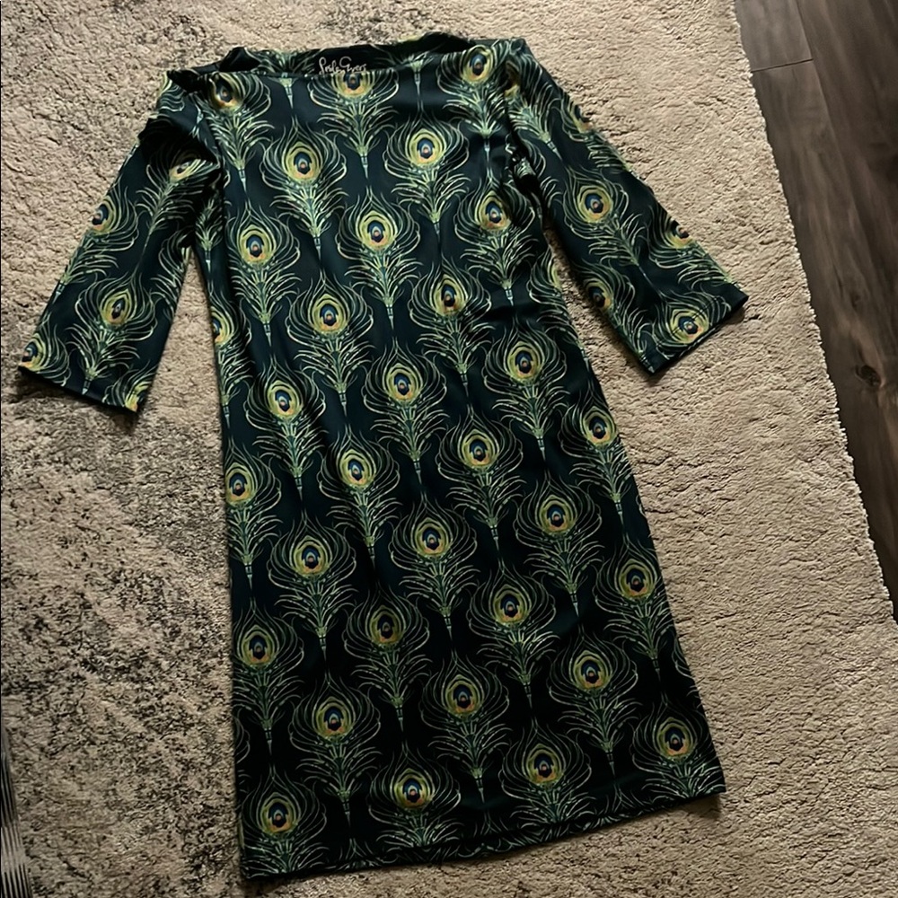 Green and Gold Dress